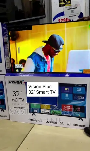 Vision Plus 32′′ Frameless Smart Android Tv Free Showmax