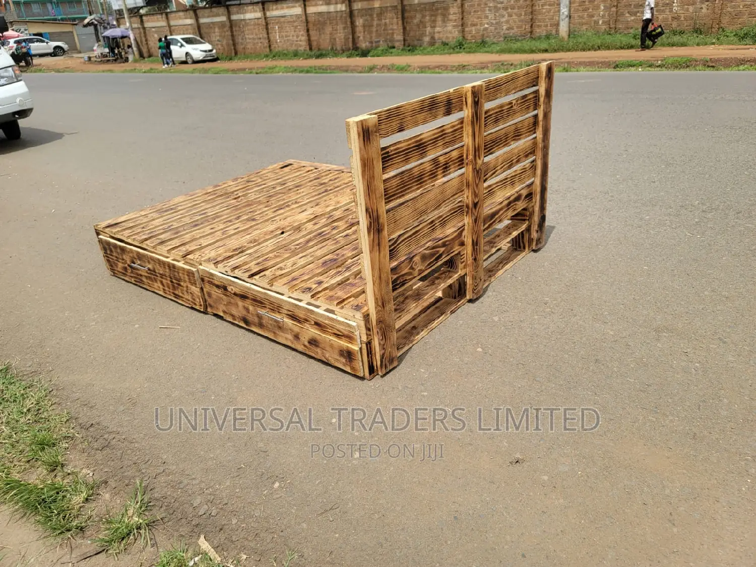 Pallet Bed - Blazed Pallet Bed - 5x6 Detachable Pallet Bed