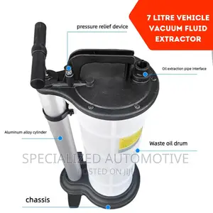 7 Litre Vehicle Manual Vacuum Fluid Extractor Kit