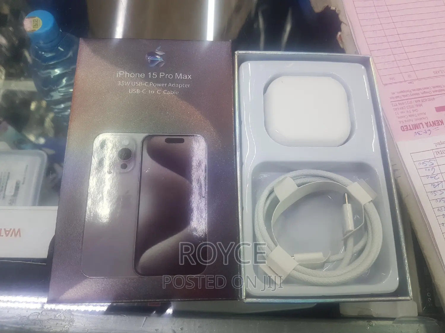 iPhone 15 Pro Max 35W Power Adapter ( USB C to C Cable)
