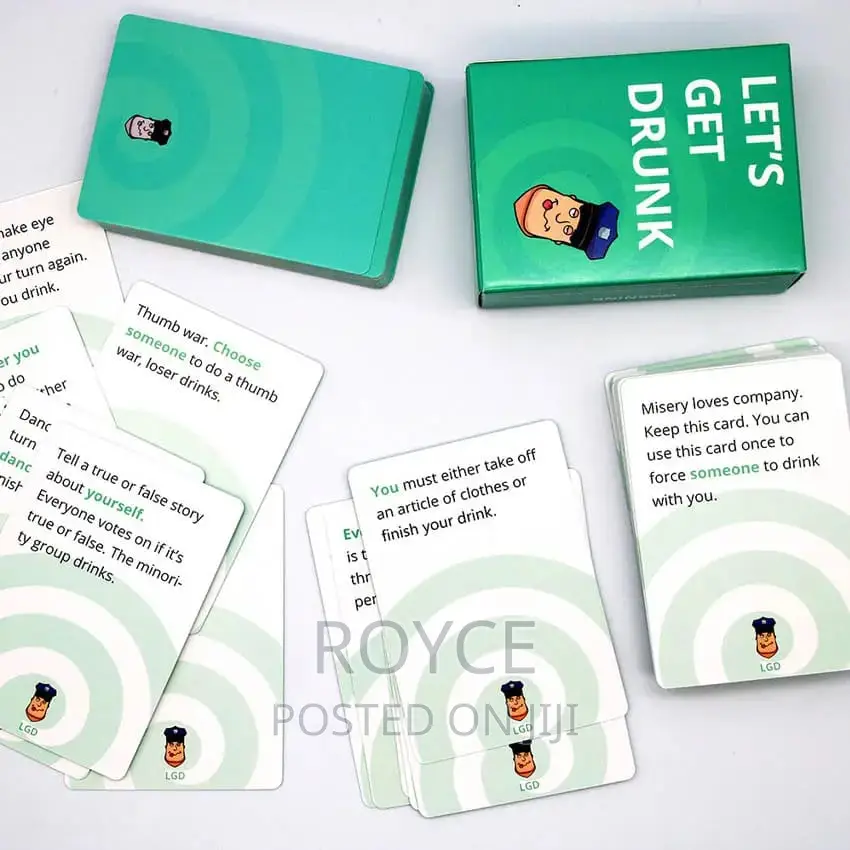 Lets Get Drunk Card Game