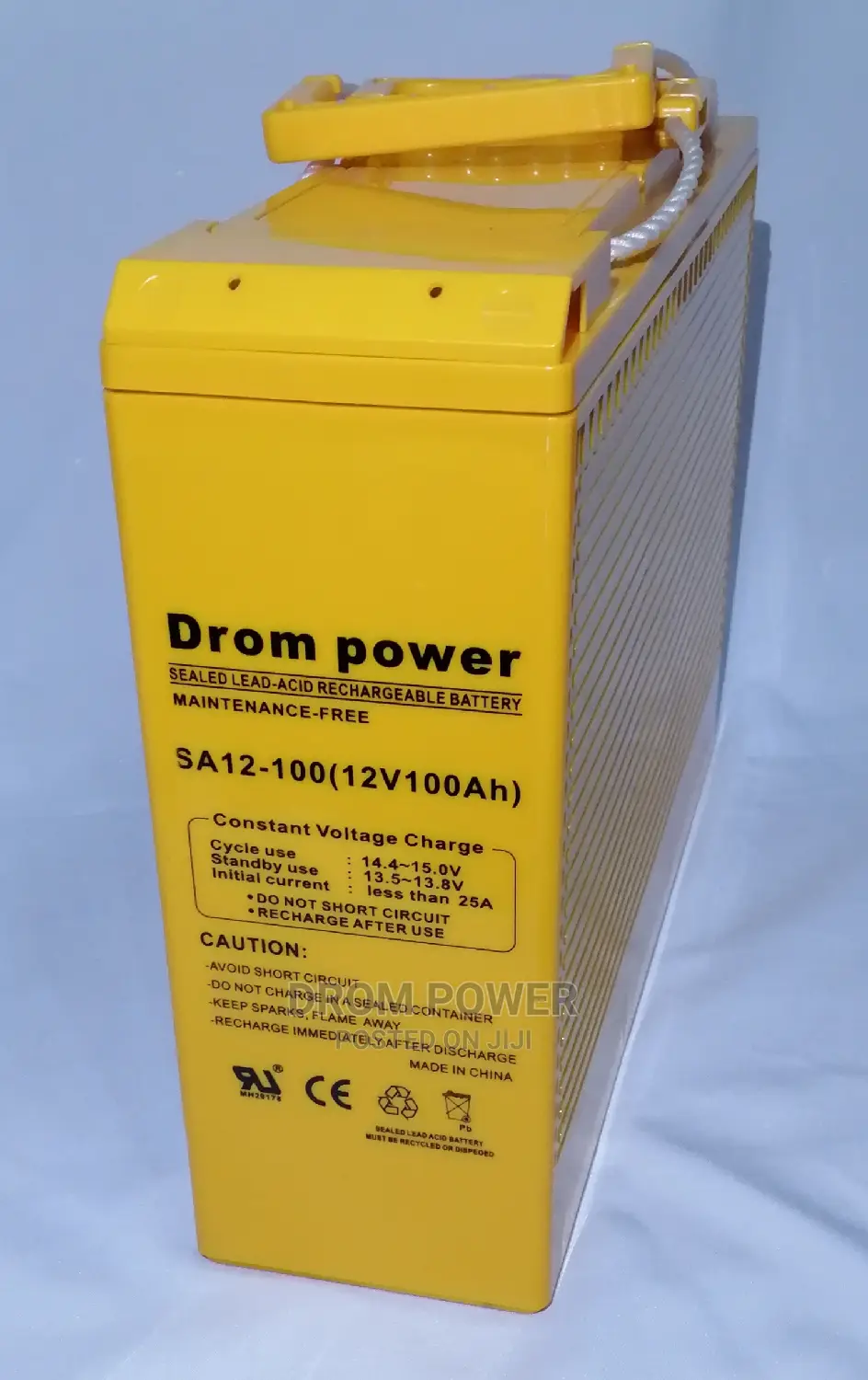 Drom Power 12V 100ah Gel Battery