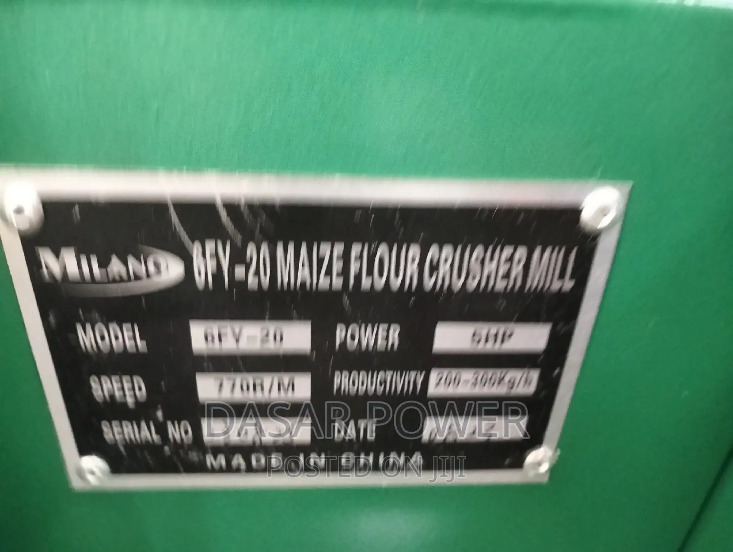 6fy-35 Maize Floor Roller Mill