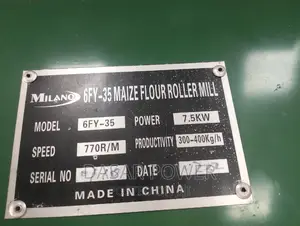 6fy-35 Maize Floor Roller Mill
