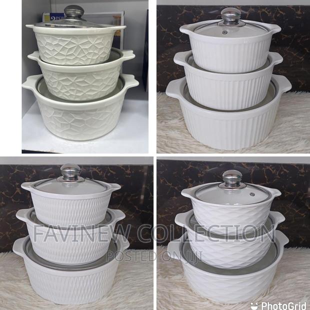 3pcs Ceramic Serving Set