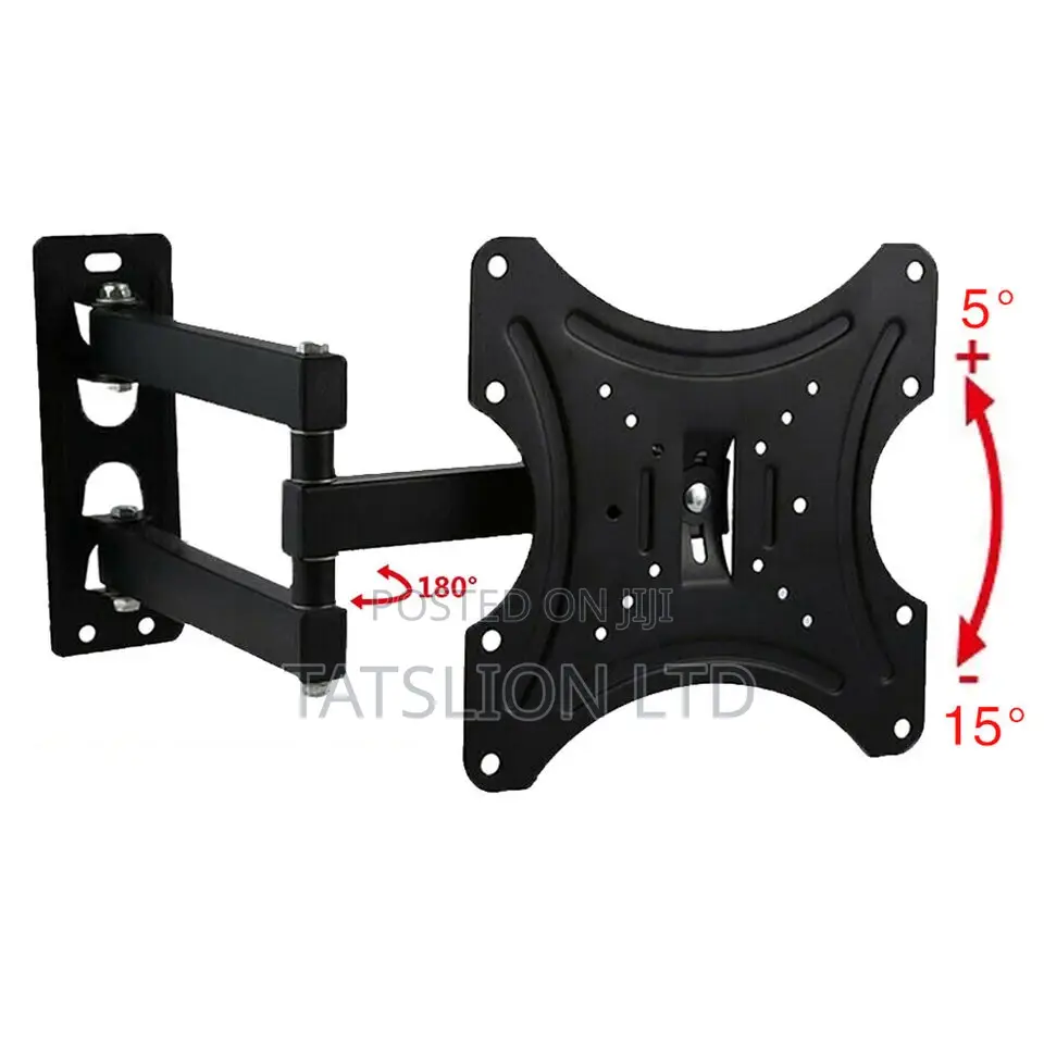Full Motion Tilt Swivel LED LCD TV Wall Mount Bracket 55
