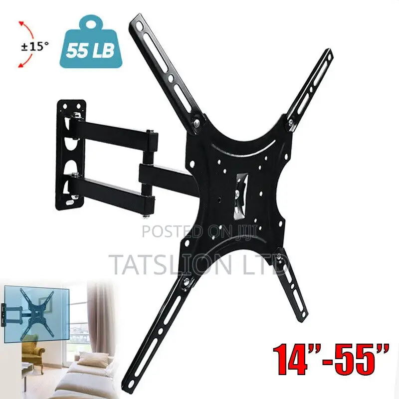 Universal TV Wall Mount Bracket Swivel Tilt for 23 32 36 37