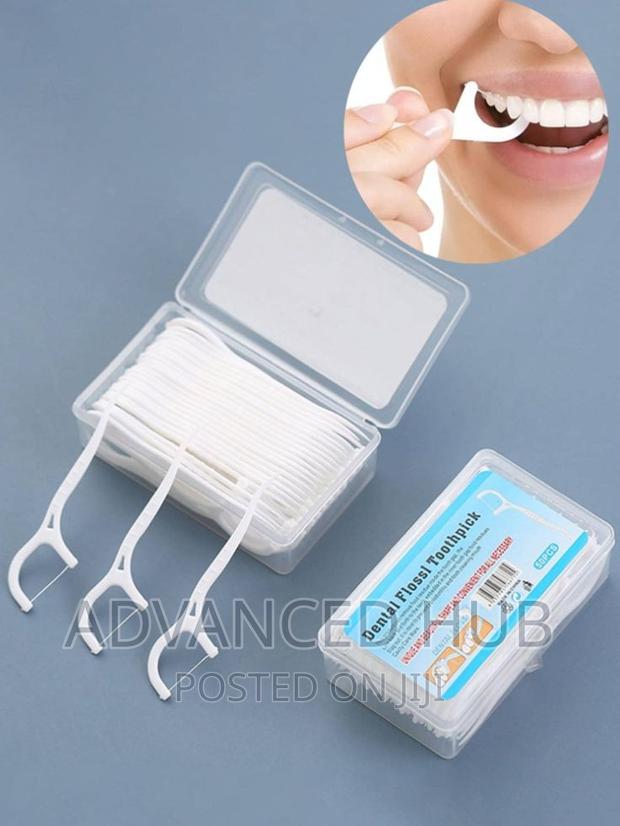 50pcs Dental Floss Toothpick - thumbnail 3
