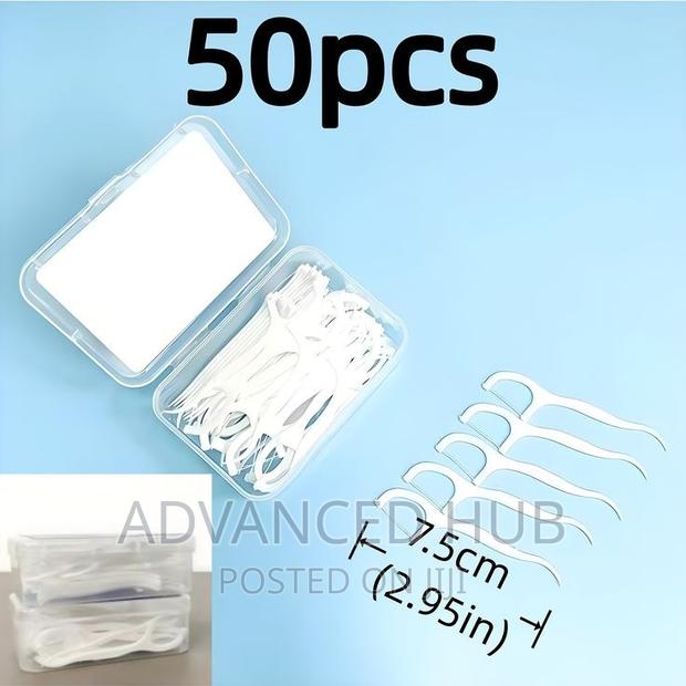 50pcs Dental Floss Toothpick - thumbnail 4
