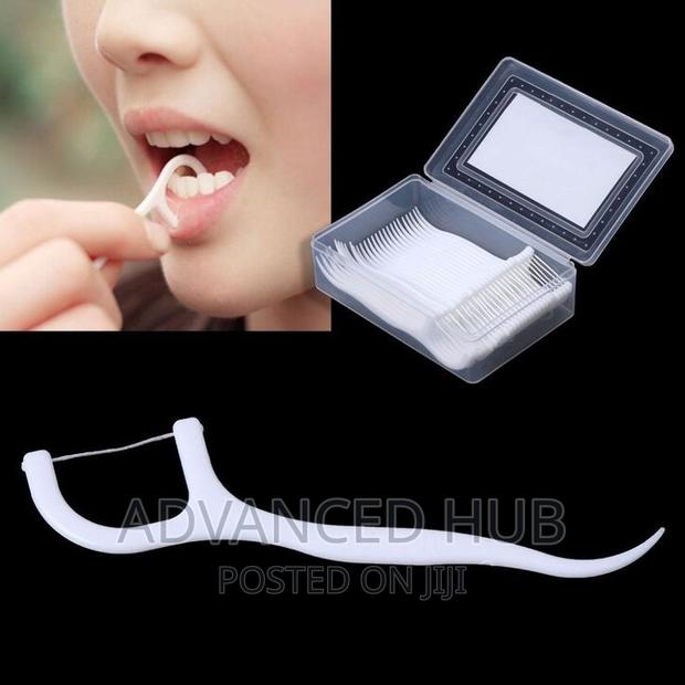50pcs Dental Floss Toothpick
