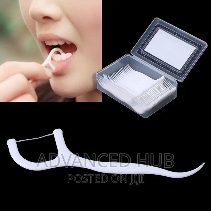 50pcs Dental Floss Toothpick