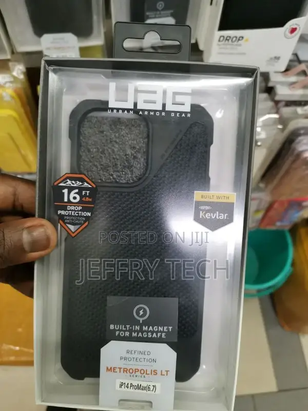 iPhone 14 Pro Max UAG Metropolis Folio Case - Kevlar Black
