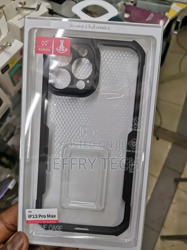 iPhone 13 Pro Max, With 4-Corner Shockproof Phone Cover 6.7
