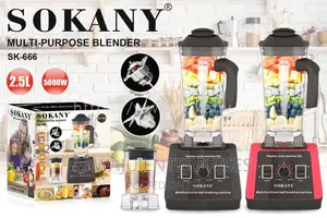 2 in 1 5000watts Sokany Commercial Blender