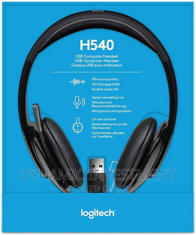 Logitech USB Headset H540 for Windows, Mac,Skype Certified
