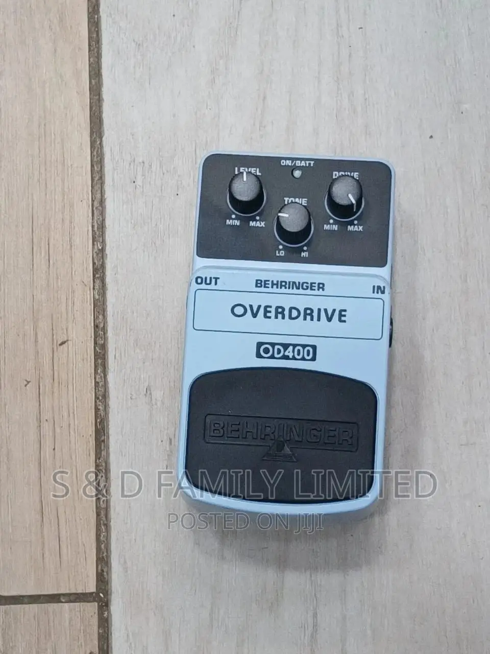 Behringer Overdrive Od400 Effect Pedal
