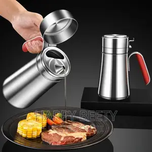 *Stainless Steel Oil Jar/ Dispenser