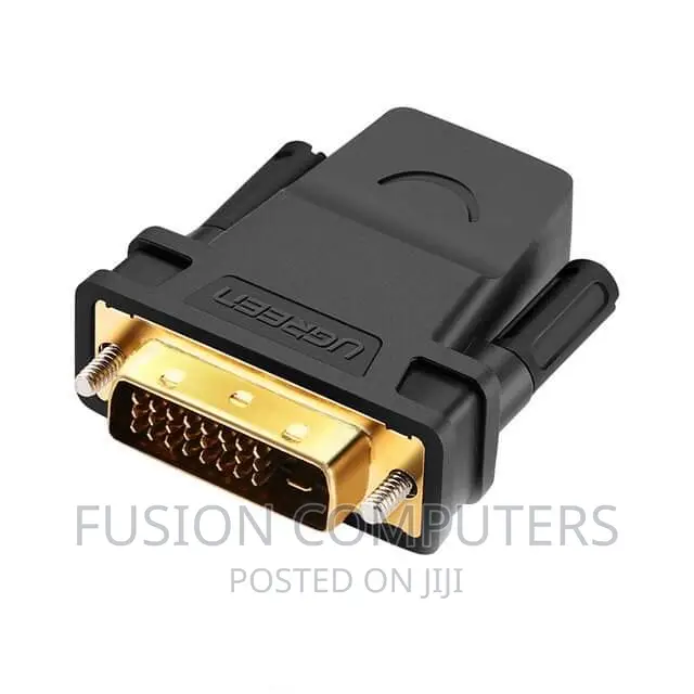 UGREEN DVI (24+1) Male to HDMI Female Adapter (Black) -20124
