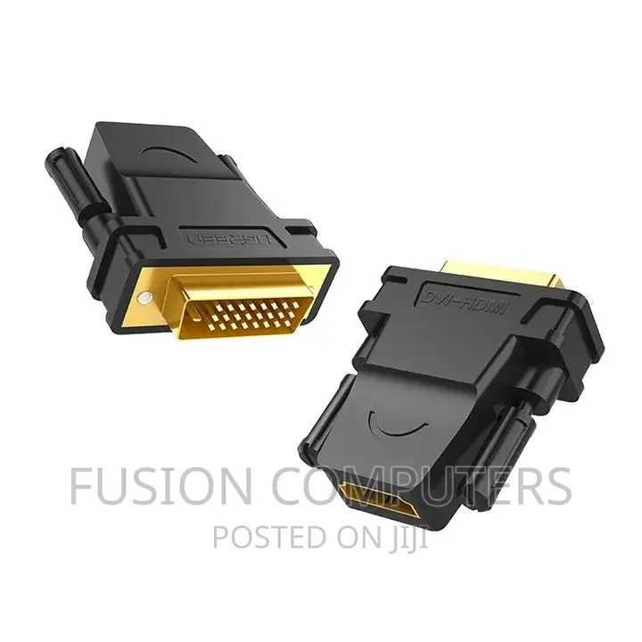 UGREEN DVI (24+1) Male to HDMI Female Adapter (Black) -20124