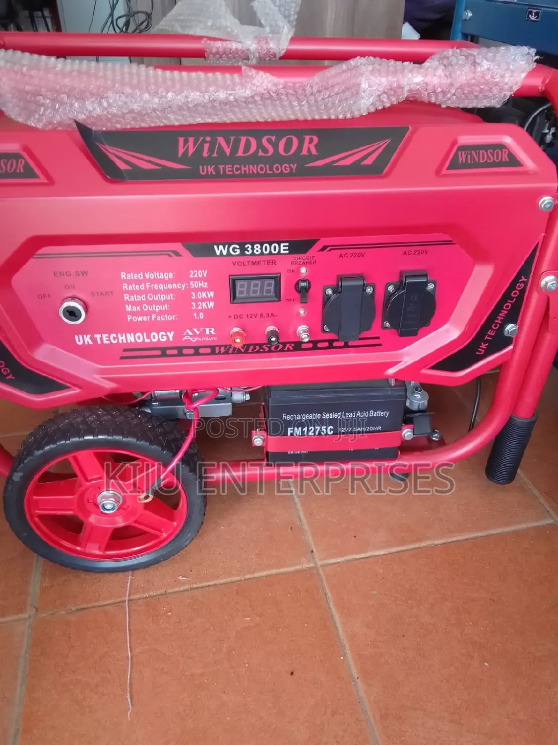 Generator 3.8kva Petrol Driven Machines