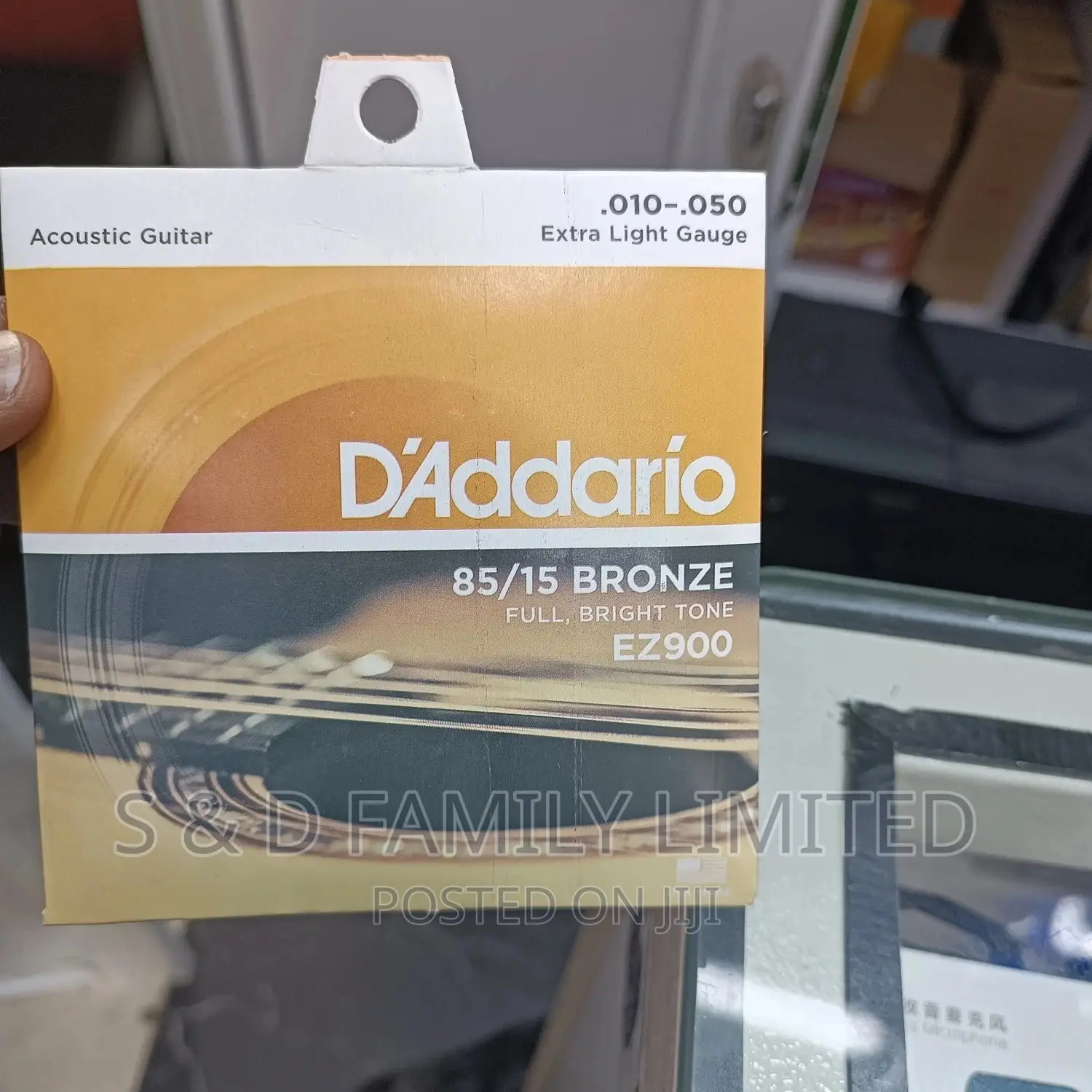 d'Addario Extra Light Gauge Acoustic Guitar Strings EZ900
