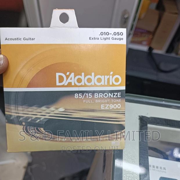 d'Addario Extra Light Gauge Acoustic Guitar Strings EZ900
