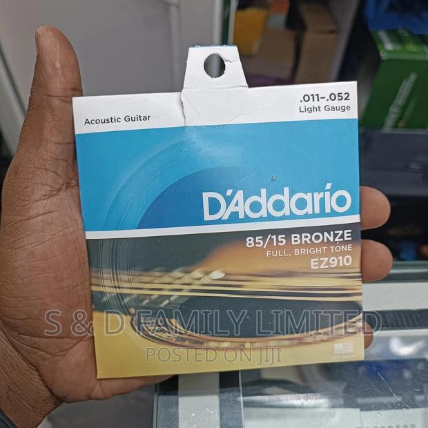 d'Addario Light Gauge Acoustic Guitar Strings EZ910 - main view