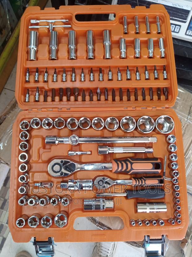 Socket Wrench Tool Box Professional Mechanic Tool Set - thumbnail 2