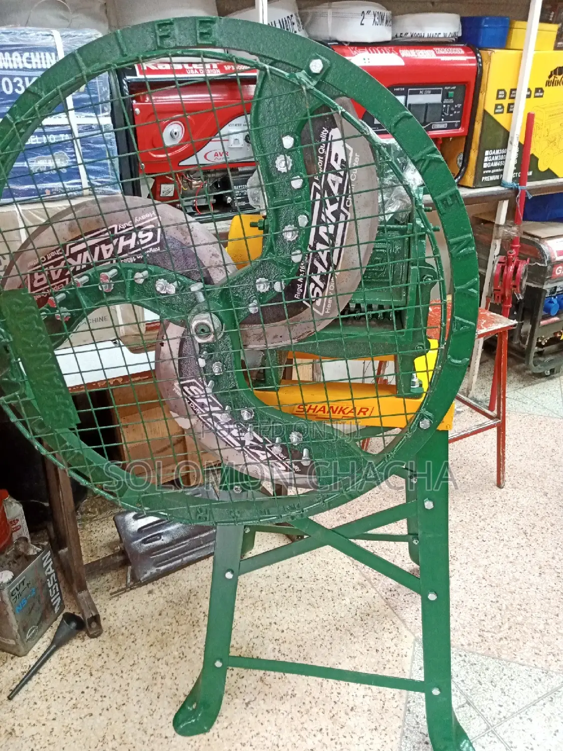 Shankar 3 Blade Chaff Cutter Without Engine