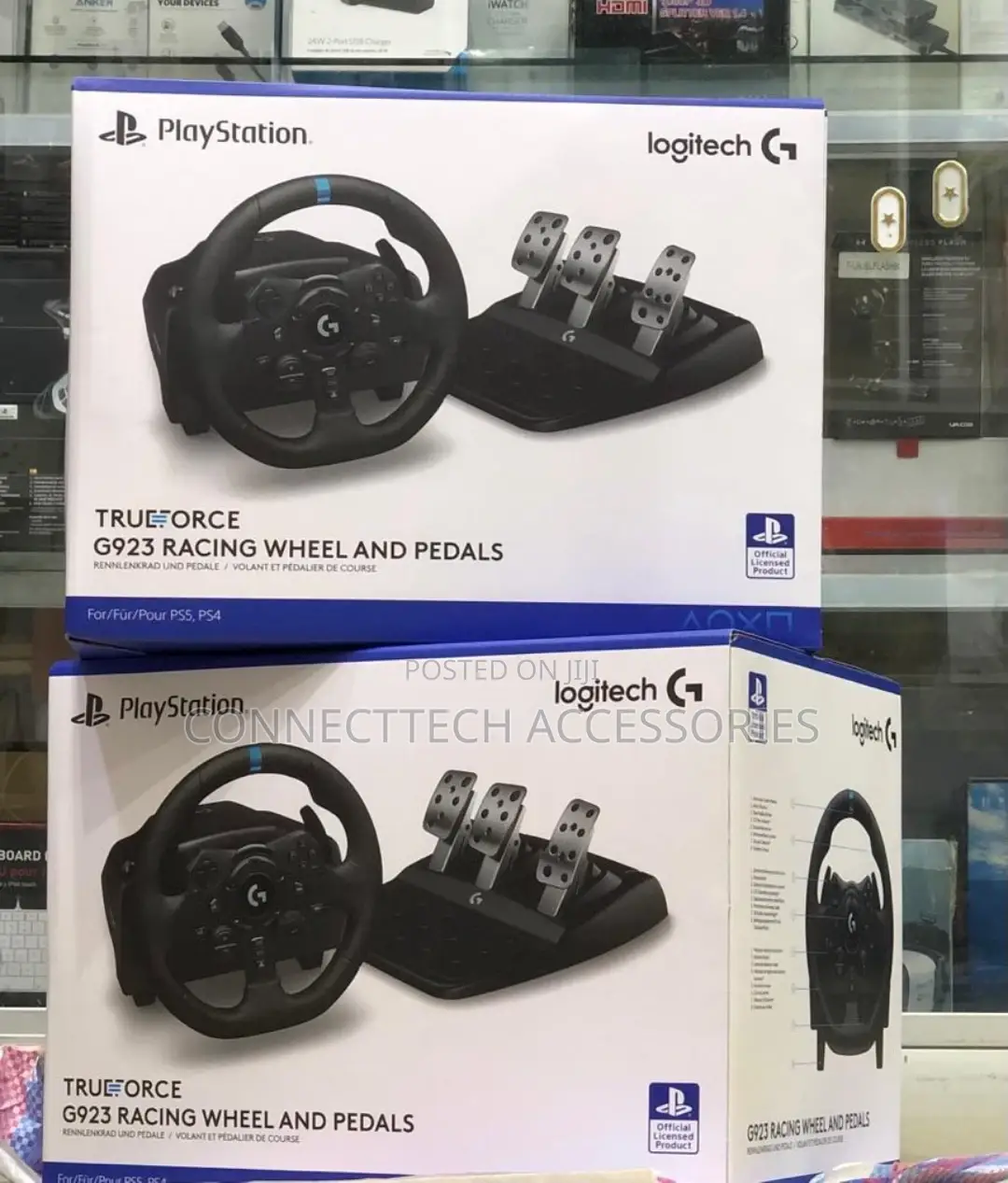 Logitech G923 Racing Wheel and Pedal