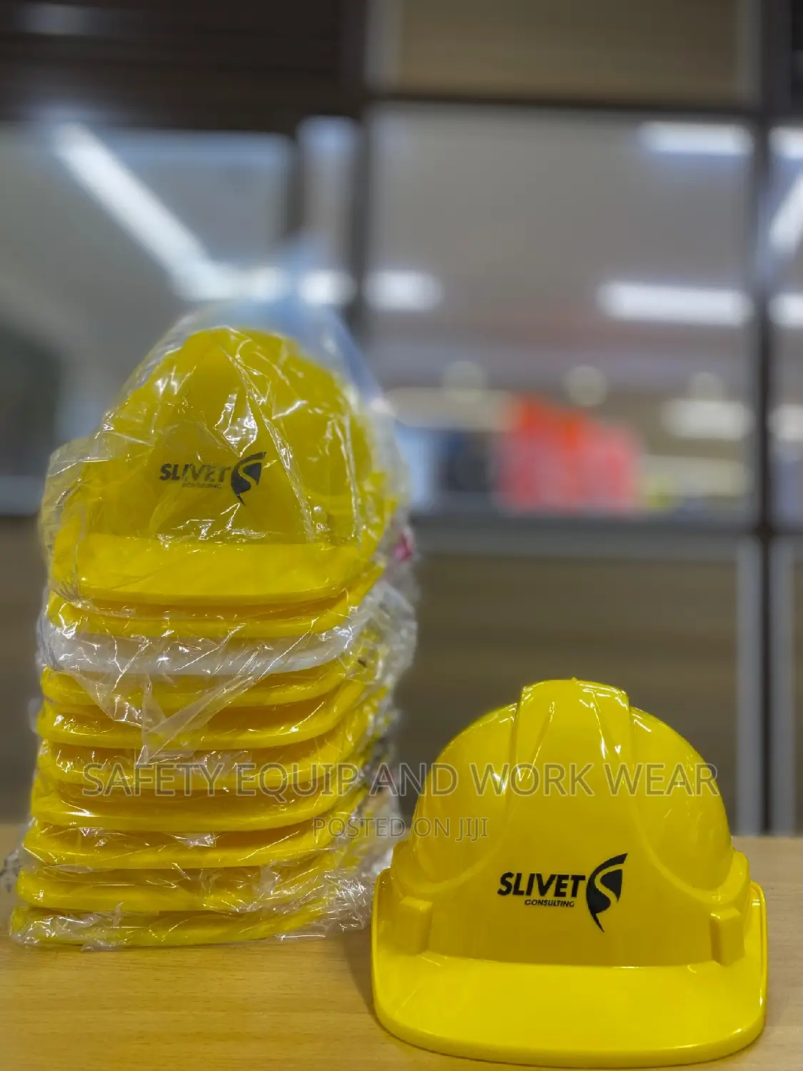 Yellow Branded Helmets Heavy-duty Helmets