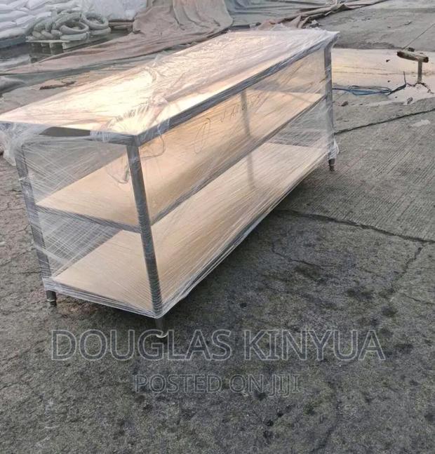 Triple Shelves Working Table. - main view