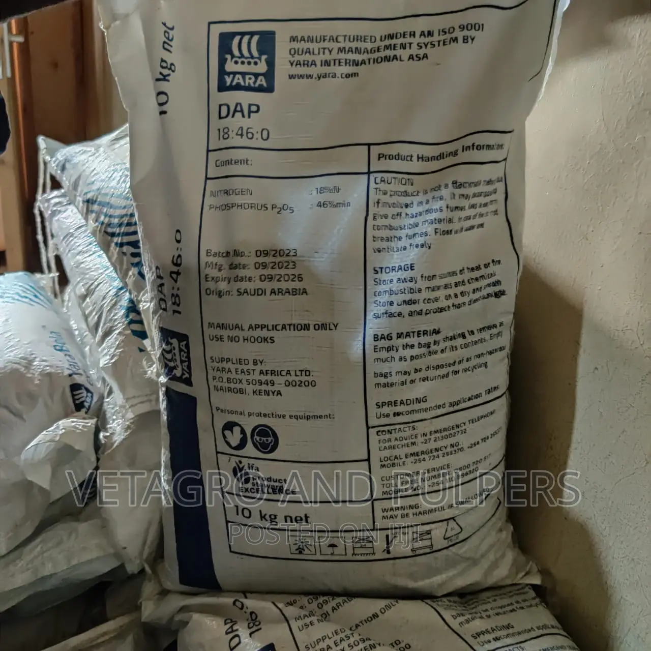 Chapa Meli Dap 18:46:0 Fertilizer