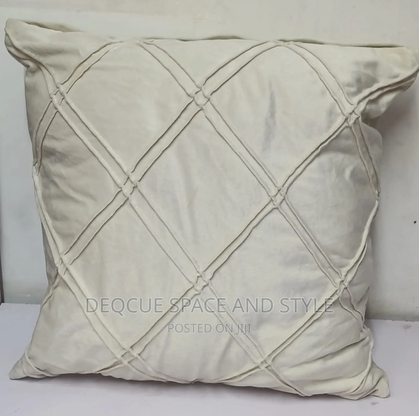 Grey Velvet Fiber Throw Pillows in Nairobi Central Home Accessories