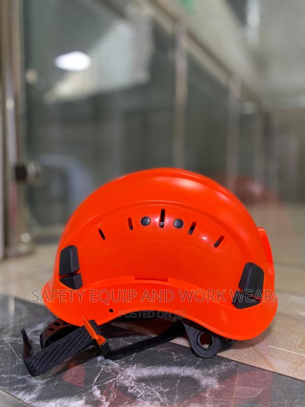 Orange Helmets With Vents - main view