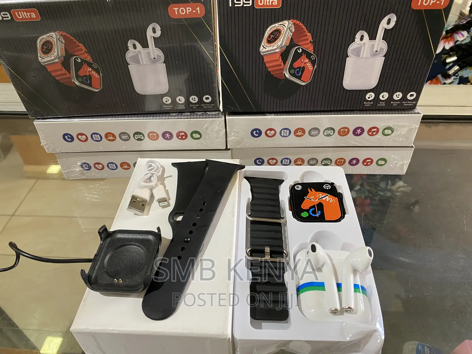 T99 Ultra Suit (Smart Watch + Airpods) in Mombasa CBD Smart Watches