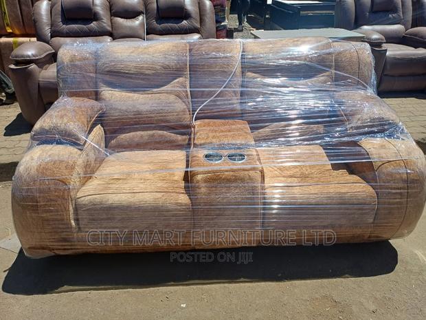 OFFER!!Fancy 2-Seater Semi- Recliner Sofas Available - main view