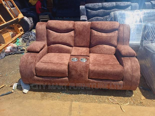 OFFER!!Fancy 2-Seater Semi- Recliner Sofas Available - main view
