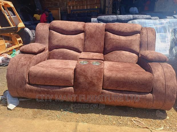 OFFER!!Fancy 2-Seater Semi- Recliner Sofas Available - main view