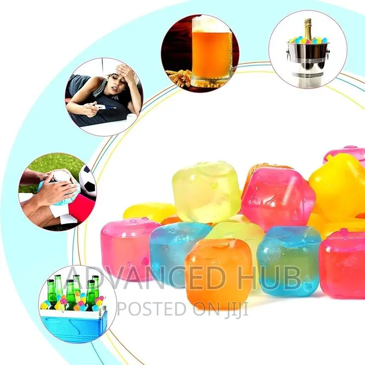 20pcs Reusable Silicone Ice Cubes