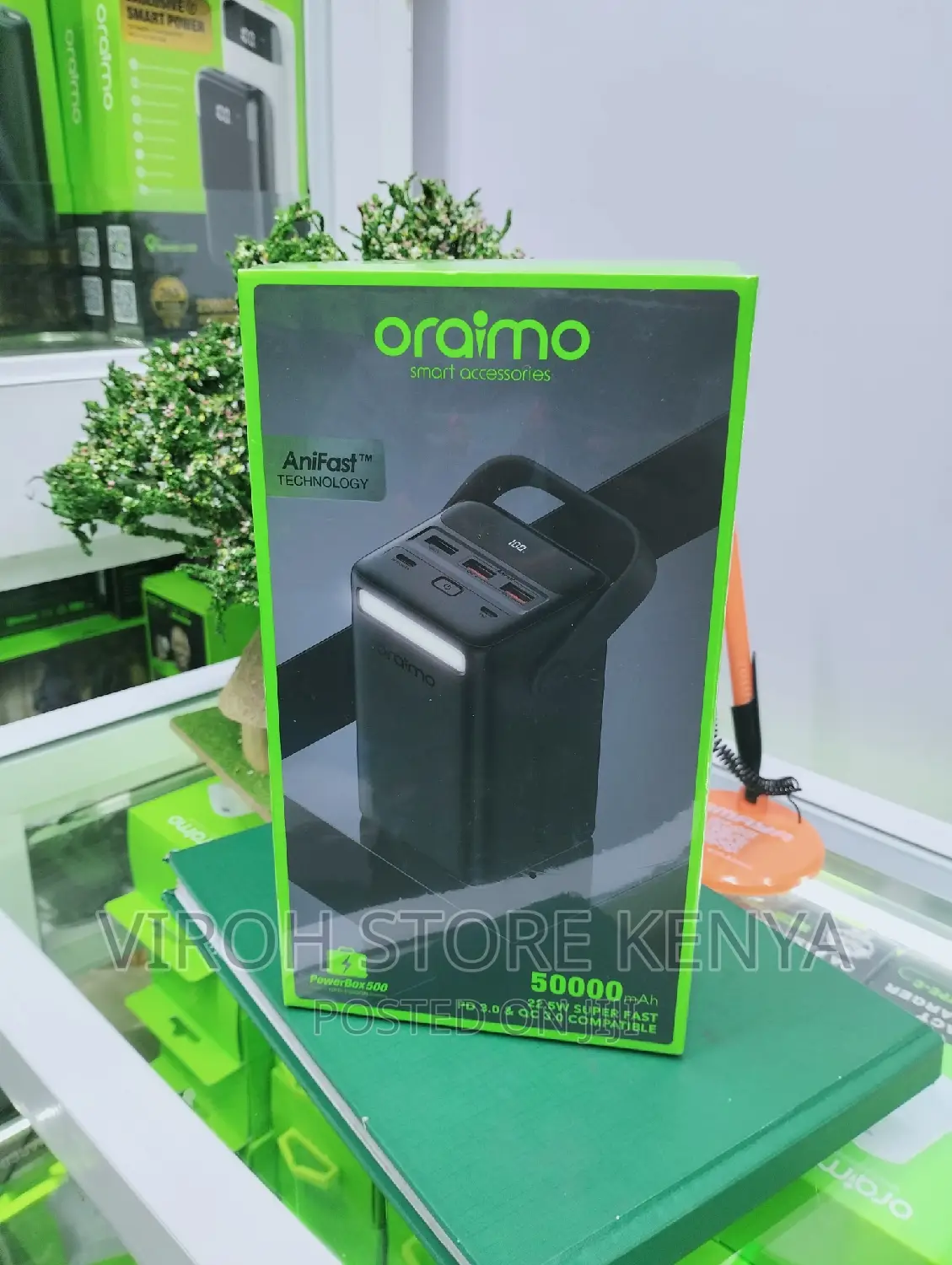Oraimo 50000mah 22.5W Powerbank Powerbox500