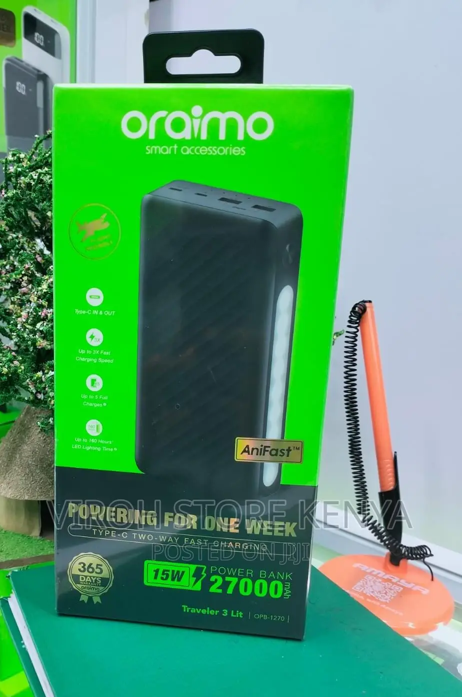 Genuine Oraimo 27000mah Powerbank 14W