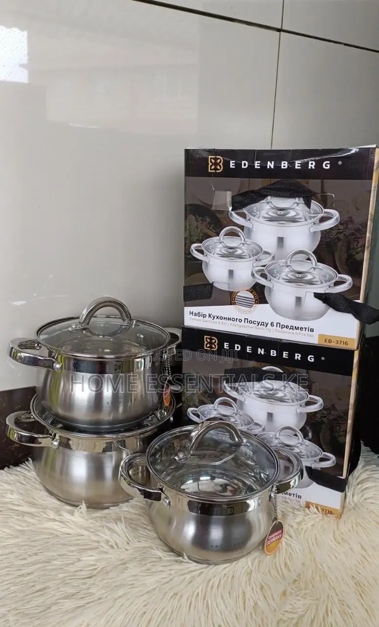Edernberg Cookware 6pcs Set