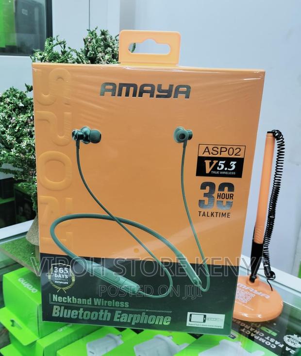 Amaya Bluetooth Earphone 30hr Talktime Wireless Neckband - main view