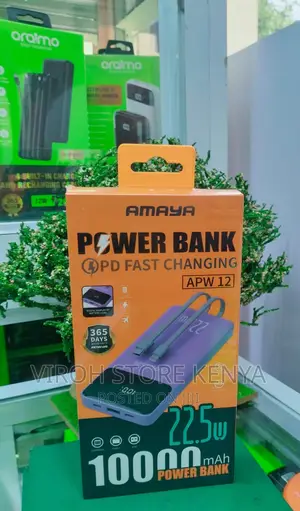 Amaya APW12 Powerbank 10000mah 22.5W + LCD Charge Display