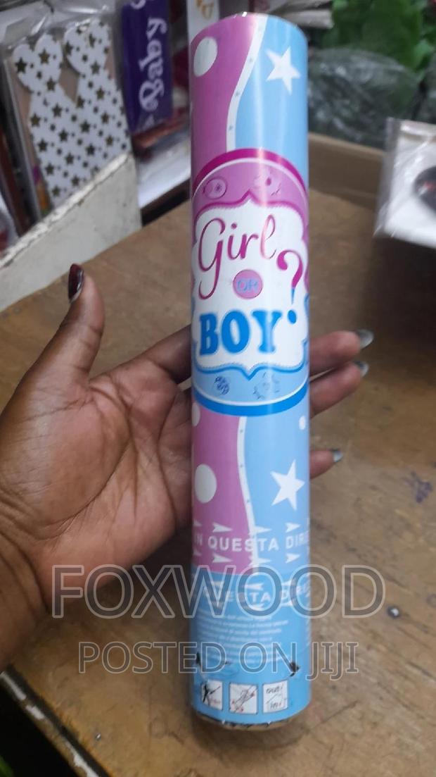 Gender Reveal Confetti Popper 30cm - thumbnail 5