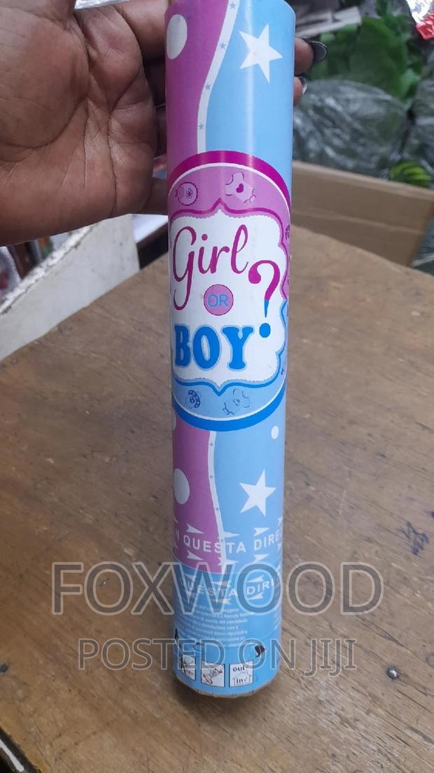 Gender Reveal Confetti Popper 30cm - thumbnail 2