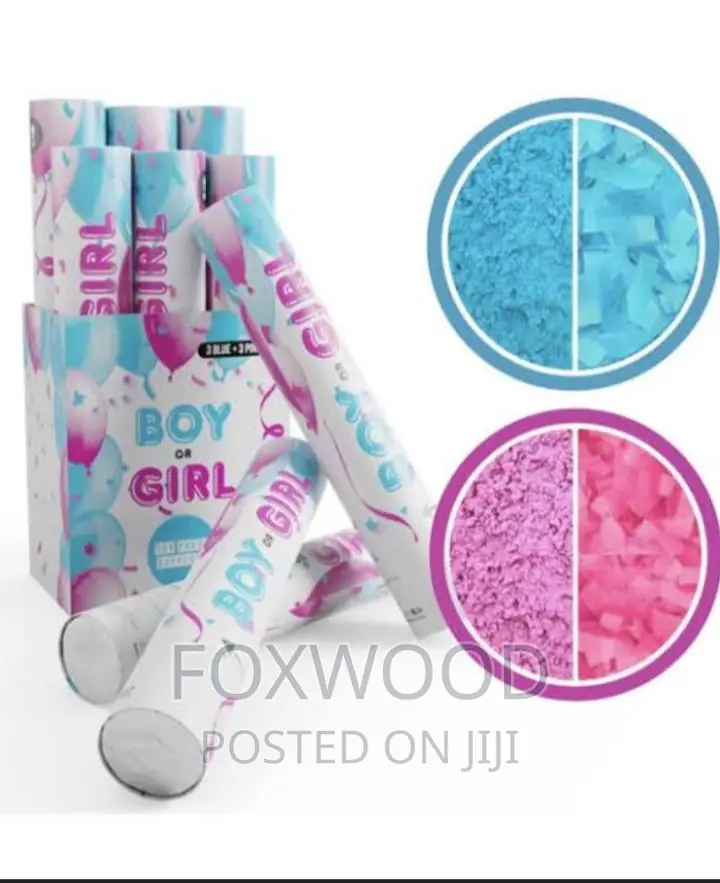 Gender Reveal Confetti Popper 30cm