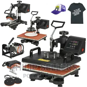 5 In 1 Heat Press Machine For T-shirts Combo