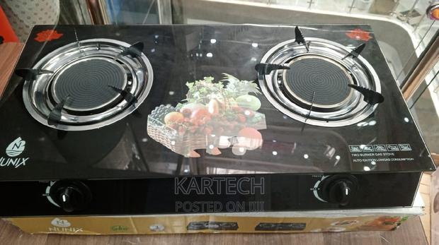 Nunix 2 Burner Infrared Cooker Glass Top